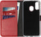 Selencia Galaxy A40 - Echt Lederen Bookcase - 3 Pashouders - Rood