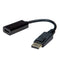 Value 12.99.3138 - DisplayPort naar HDMI Adapter - DP Male-HDMI Female - 15 cm - Zwart