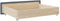 vidaXL - Opberglades - bed - 2 - st - bewerkt - hout - en - fluweel - donkergrijs