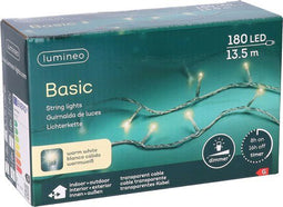 Merkloos - LED-verlichting - 180 LED - 13,5 meter - Warm wit