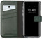 Selencia Hoesje Geschikt voor iPhone 12 Pro Max Hoesje Met Pasjeshouder - Selencia Echt Lederen Bookcase - Groen