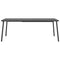 vidaXL - Tuintafel - 200x100x71 - cm - staal - antracietkleurig