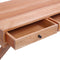 vidaXL - Computerbureau - 115x47x77 - cm - massief - mahoniehout - naturel