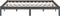 vidaXL - Bedframe - massief - hout - grijs - 135x190 - cm
