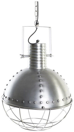 Plafondlamp DKD Home Decor Ziverachtig Zilver 50 W (43 x 43 x 66 cm)