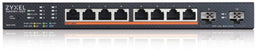 ZyXEL XMG1915-10EP - Managed Switch - 8x 2.5Gbps PoE++ - 130W PoE-budget