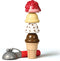 Melissa & Doug Houten ijscorner - Speelset 28-delig - Inclusief ijsschepper en toppings - Multicoloured (1 stuk)