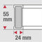 BMI 696040P 696040P Metalen waterpas 40 cm 0.5 mm/m
