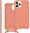 iMoshion Hoesje Geschikt voor iPhone 11 Pro Hoesje Met Koord - iMoshion Color Backcover met afneembaar koord - oranje