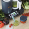 Béaba Babycook Smart® - 4-in-1 Stoomkoker & Blender - Geïntegreerde Weegschaal, Touchscreen & Recepten - Glazen Kom - Donkerblauw - Babyvoeding bereider