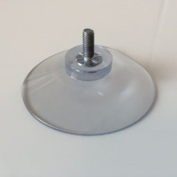 Klika - Zuignap 50mm met draad M4 x 10mm lengte - 2 stuks