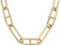 Fossil Damesketting - Schakelketting - Goudkleurig Staal - 37 cm