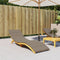 vidaXL - Ligbedkussen - 200x70x3 - cm - oxford - stof - taupe