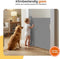 Goliving Oprolbaar Traphekje - Veiligheidshekje - Push & Turn - 10 tot 150 cm Breed - Aluminium frame - Mesh - Grijs