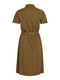 VILA VISAFINA S/S SHIRT DRESS - Dames Jurk - Totale lengte 105 cm bij maat S - Maat S