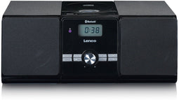 Lenco MC-030BK - Microsysteem - Bluetooth 5.0 FM radio CD-speler USB - Zwart