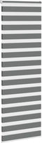 vidaXL - Zebra - rolgordijn - 70x230 - cm - stofbreedte - 65,9 - cm - donkergrijs