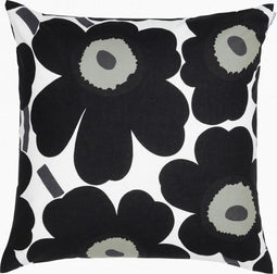 Marimekko- Pieni Unikko - Kussensloop - Zwart - 50 x 50cm