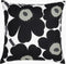 Marimekko- Pieni Unikko - Kussensloop - Zwart - 50 x 50cm