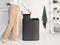 Brabantia Bo Touch Bin - Prullenbak - 2 x 30 liter - Afvalscheiding - Confident Grey (2 stuks)