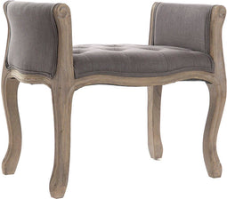 Kruk DKD Home Decor Grijs Natuurlijk Rubberwood 65 x 46 x 60 cm