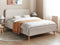RENNES - Tweepersoonsbed - Beige - 160 x 200 cm - Polyester