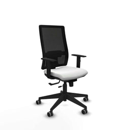 Piqueras y Crespo 1D066G0 - Bureaustoel - Verstelbare hoogte met armleuning - Wit