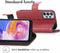 imoshion Hoesje Geschikt voor Samsung Galaxy A23 (5G) Hoesje Met Pasjeshouder - imoshion Luxe Bookcase - Rood