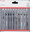 Bosch 2607011172 - Decoupeerzaagbladenset Clean Precision - 10-delig (10 stuks)