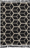 Brink en Campman - Arabiska Geometrisk 63305 Vloerkleed - 250x350 - Rechthoek - Laagpolig Tapijt - Modern - Zwart_wit