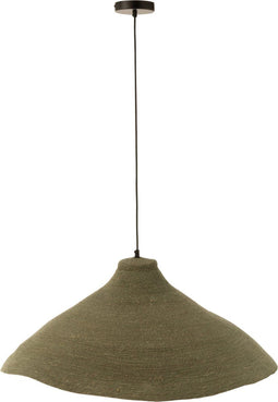 J-Line hangende lamp Kegel - zeegras - groen
