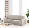 Hoes voor chaise longue met korte armleuning rechts Eysa ROC Wit 180 x 120 x 360 cm
