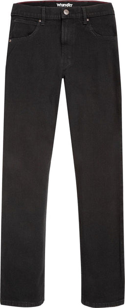 WRANGLER Straight Black Rinse - Regular Jeans - Straight fit - Middelhoge taille (1 stuk)