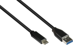 Good Connections - USB-C naar USB-A kabel - USB3.0 - 5 meter - zwart