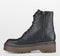 PS Poelman Dolis - Chunky Veterboots met Rits - Zwart - Maat 37