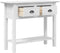 vidaXL - Wandtafel - BODO - 91x35x74 - cm - massief - grenenhout - wit