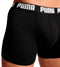 PUMA Basic 2P - Heren Boxershort - Katoen met elastische band - Zwart (2 stuks)