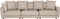 SIGTUNA - Driezitsbank - Beige - Polyester