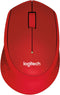 Logitech M330 Silent Plus - Draadloze Muis - 90% stiller - Rood