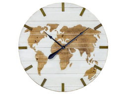 Boltze Wandklok Global Analoog 74 x 6 cm