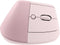 Logitech Lift - Draadloze Ergonomische Muis - 57 graden hoek - Roze
