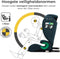 Kinderkraft JUNIOR FIX 2 I-SIZE - Autostoeltje - 100-150 cm - 15-36 kg - met Isofix - Afstelbare hoofdsteun - veiligheidssystemen- Diepe zitting - Eenvoudig te reinigen - Groep 2/3 - Tot 12 jaar - Blauw