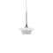 Dyberg Larsen AVA Pendant - Hanglamp D20 cm - Opal glas met chroom