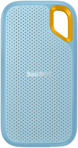 Sandisk Extreme Portable SSD V2 - 1TB - NVMe™ snelheid - Lichtblauw