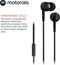 Motorola Sound 105 - In-ear oordopjes met draad - 10 mm drivers - Zwart