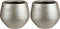 Mica Decorations Douro Bloempot - H25 x Ø29 cm - Terracotta - Goud