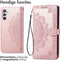 iMoshion Hoesje Geschikt voor Samsung Galaxy A54 (5G) Hoesje Met Pasjeshouder - iMoshion Mandala Bookcase - Rosé Goud