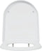 vidaXL - Snelle - Aflaat - Toiletzitting - met - Zachte - Sluiting - in - Duroplast - Wit