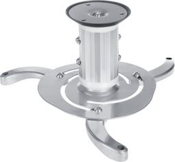 Maclean MC-517 S - Plafondbeugel voor beamer - Kantelmechanisme 90° - Zilver