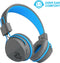 JLab JBuddies Studio - On-Ear Koptelefoon - Volumebegrenzer 85 dB - Blauw